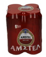 AMSTEL BEER - CAN 4 X 500 ML